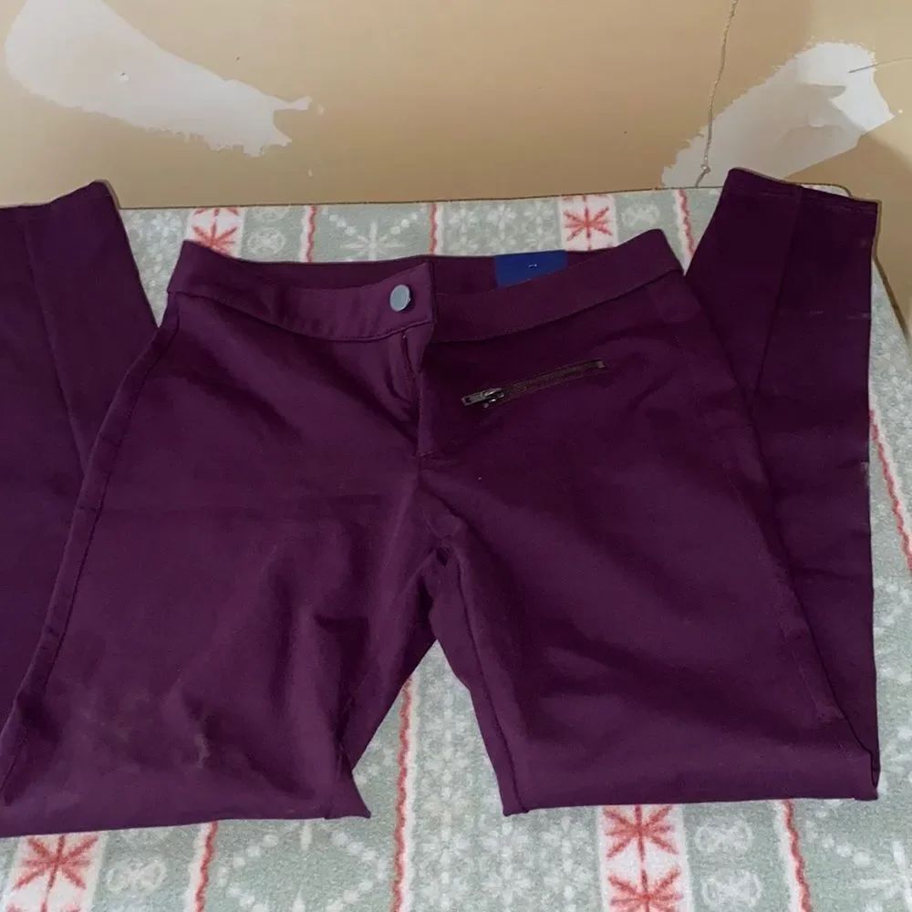 Basic Editions Purple Pants sz. S NWT